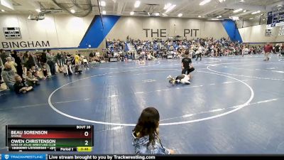 50 lbs Cons. Round 1 - Owen Christenson, Sons Of Atlas Wrestling Club vs Beau Sorenson, Ravage