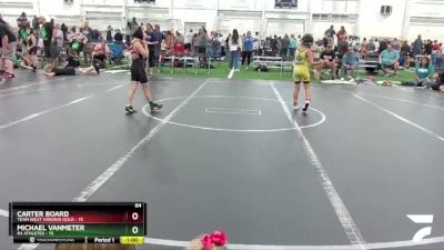 64 lbs Round 1 (6 Team) - Carter Board, Team West Virginia Gold vs Michael Vanmeter, 84 Athletes