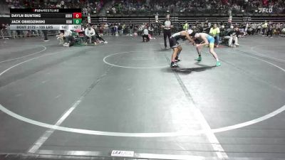 105 lbs Consi Of 16 #1 - Dayln Bunting, Asbury Park MS vs Jack Obiedzinski, Kenilworth