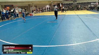 65 lbs Quarterfinals (8 Team) - Easton Schut, STMA (St. Michael/Albertville) vs Rayce Peters, LSH