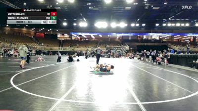 130 lbs Round 3 - Micah Thomas, Palmetto Middle School vs Zeyn Dillon, Well Trained