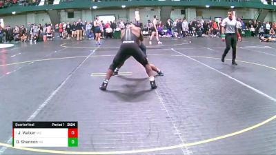 174 lbs Quarterfinal - Joseph Walker, Michigan vs DJ Shannon, Michigan State