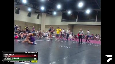 150 lbs Placement (4 Team) - Athens Dufour, Pod Squad vs Nick Adam, CIAW