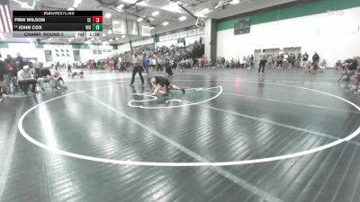 120 lbs Champ. Round 2 - John Cox, Victory vs Finn Wilson, Eierman Elite