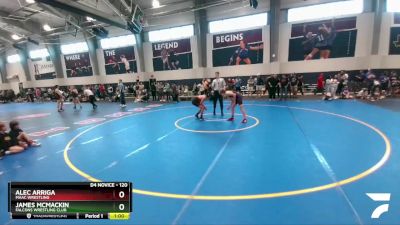 120 lbs Cons. Round 2 - James McMackin, Falcons Wrestling Club vs Alec Arriga, MAAC Wrestling