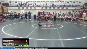 157 lbs Quarters & 1st Wb (16 Team) - Ben Fernandez, Allatoona vs Mason Brown, Thomas County Central HS