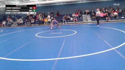 125 lbs Cons. Round 4 - Diego Camarillo, New Mexico Highlands vs Carlo Arreola, Southwest Minnesota State