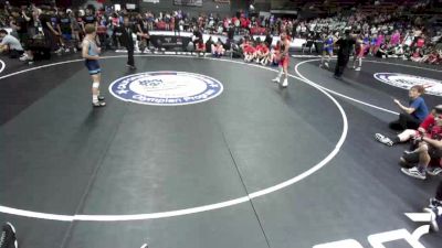 106 lbs Kingston Cruzat, SAWA - Sacramento Area Wrestling Association vs Jack Bankston, KCWA - Kern County Wrestling Association