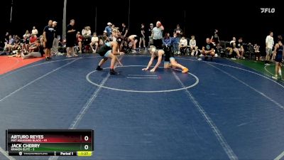 120 lbs Round 3 (8 Team) - Jack Cherry, Kraken Elite vs Arturo Reyes, Mat Assassins Black