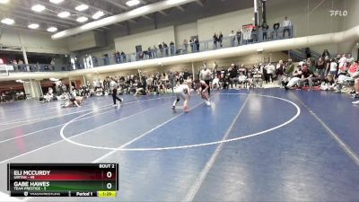 110 lbs Round 1 (4 Team) - Eli McCurdy, Uintah vs Gabe Hawes, Team Prestige