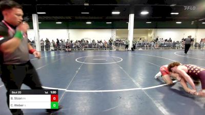 150 lbs Round Of 128 - Blake Sloan, MI vs Carson Weber, IL