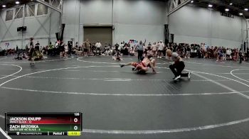 126 lbs Round 7 (8 Team) - Jackson Knupp, Impact Black vs Zach Brzoska, South Side WC Black