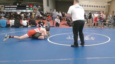 131 lbs 3rd Place - Calvin Grondin, Smitty's Barn - MSC vs Caleb Stanley, Estebuilt WC - MSC