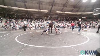 52 lbs Consi Of 16 #2 - Stryker Haden, Woodward Youth Wrestling vs Kai Burson, Victory Youth Wrestling