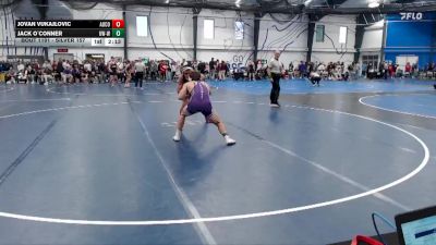 Silver 157 lbs Cons. Round 4 - Jack O`Conner, Wisconsin-Whitewater vs Jovan Vukajlovic, Augsburg College