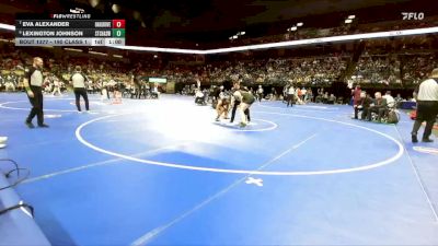 190 Class 1 lbs 3rd Place Match - Eva Alexander, Oak Grove vs Lexington Johnson, St. Charles West