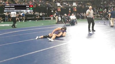 145 lbs Consi Of 16 #1 - Amber Farr, Norwalk (SS) vs Sofia Duran, Escalon (SJ)