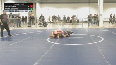 120 lbs Round Of 32 - Lucas Copper, NH vs Kymah Gummow, NY
