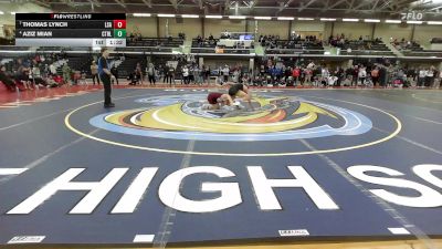 144 lbs 5th Place - Thomas Lynch, La Salle Academy vs Aziz Mian, Central