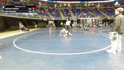 70 lbs Round Of 16 - Vincent Foster, Nazareth vs Ben Padezan, Penn Trafford