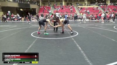 145 lbs Round 2 (6 Team) - Aayen Martinez, Midwest Elite vs Christian Marsh, $nowmen