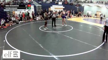 140 lbs. Cons. Semi - Mira Richardson, Eureka vs Sophie Donaho, Broken Arrow