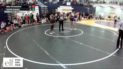 140 lbs. Cons. Semi - Mira Richardson, Eureka vs Sophie Donaho, Broken Arrow