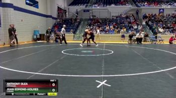 285 lbs Champ. Round 1 - Juan Edmond-Holmes, Lander vs Anthony Olea, Emmanuel