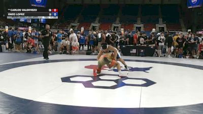 157 lbs Cons. Rd Of 64 - Carlos Valdiviezo, California vs Enzo Lopez, Louisiana