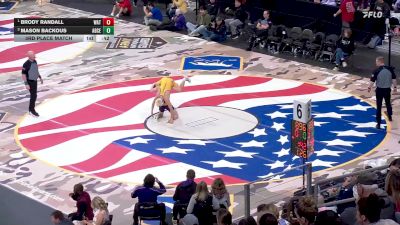 3rd Place Match - Brody Randall, Watertown vs Mason Backous, Aberdeen Central