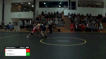 157 lbs Champ. Round 1 - Bailey Moore, Marian University (IN) vs Justin Hood, Wabash