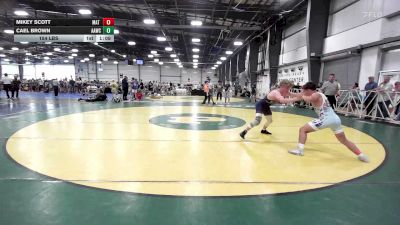 154 lbs Rr Rnd 3 - Mikey Scott, Mat Warriors PWC - MS vs Cael Brown, All American Wrestling Club - MS
