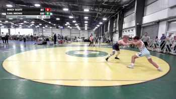 154 lbs Rr Rnd 3 - Mikey Scott, Mat Warriors PWC - MS vs Cael Brown, All American Wrestling Club - MS