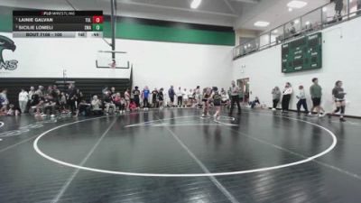105 lbs Cons. Round 2 - Sicilie Lomeli, Shelton Wrestling Academy vs Lainie Galvan, Basehor-Linwood High School