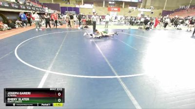 174-175 lbs Round 1 - Emery Slater, North Dakota vs Joseph Gareri, Alabama