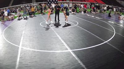 86 lbs Cons. Sub-semis - Conan Hannegan, California vs Nico Rangel, Montana