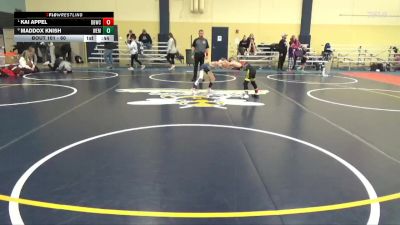 60 lbs 3rd Place Match - Maddox Knish, WEM/JWP vs Kai Appel, Dakota Boyz Wrestling Club