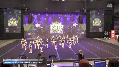 Cheer Sport Sharks - Kitchener - Lime Sharks [2026 L1 - U8 Day 1] 2026 Feel The Power