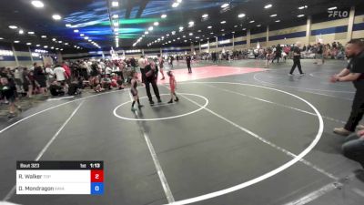 43 kg Consolation - Rourke Walker, Top Notch WC vs Deklan Mondragon, Ravage WC