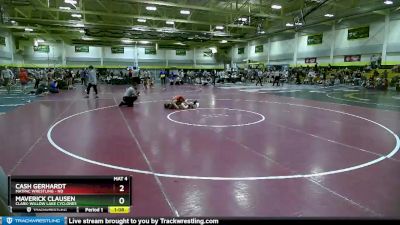 75-80 lbs 5th Place Match - Cash Gerhardt, MATPAC Wrestling - ND vs Maverick Clausen, Clark-Willow Lake Cyclones