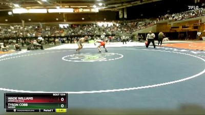 144 lbs Quarterfinal - Wade Williams, American Falls vs Tyson Cobb, Weiser