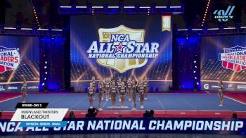 Maryland Twisters - Blackout [2025 L6 Senior - Small Day 2] 2025 NCA All-Star National Championship