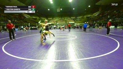 165 lbs 3rd Place - Nathan Paul, Bakersfield Christian vs Treyton Sheets, Frontier
