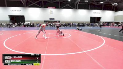 144C Quarterfinal - Brennen Green, Smithville vs Kolton Mullings, PIEDMONT