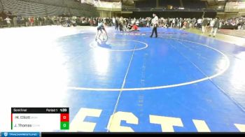 87 lbs Semifinal - Maisie Elliott, Mat Demon Wrestling Club vs Johanna Thomas, Clark County Youth Wrestling