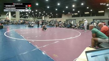 132 lbs Cons. Round 4 - Jayden Stitt, Young Guns Nashville vs Collin Denny, Stronghold Wrestling Club