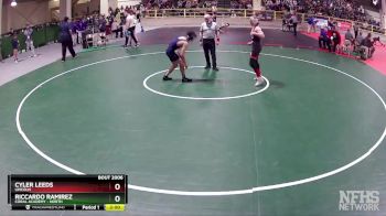 113 lbs Quarterfinal - Riccardo Ramirez, Coral Academy - North vs Cyler Leeds, Lincoln