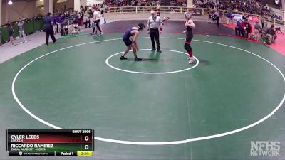 113 lbs Quarterfinal - Riccardo Ramirez, Coral Academy - North vs Cyler Leeds, Lincoln