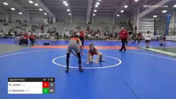 100 lbs Quarterfinal - Mason Jakob, Kingsman vs Chase Vanhoven, Revival Orange