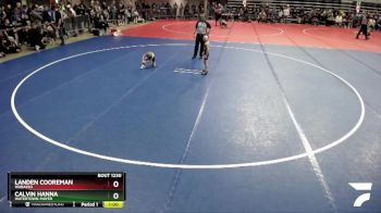 40 lbs Quarterfinal - Landen Cooreman, Wabasso vs Calvin Hanna, Watertown-Mayer